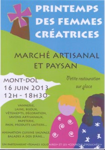 l'affiches de l'association des femmes solidaires 